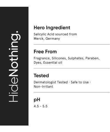 Salicylic Acid Face Wash for Oily Skin | Anti Acne Cleanser with LHA & Zinc | 100ml Pack | Men & Women - Buy Online on GoSupps.com