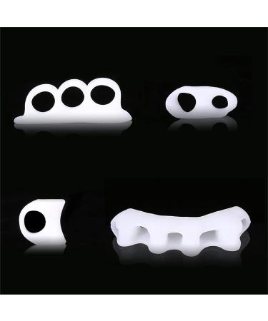 Gel Toe Separator Bunion Corrector for Pain Relief - Hallux Valgus & Hammer Toe Straightener Spacers for Women & Men - Buy Online on GoSupps.com