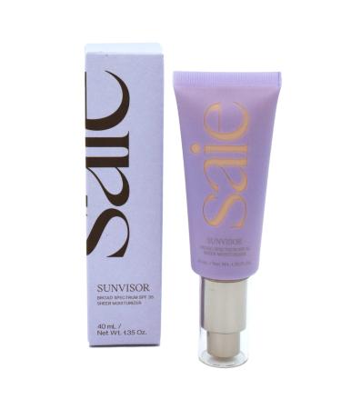 Saie Sunvisor SPF 35 Sheer Moisturizer 1.35 oz - Broad Spectrum Sun Protection - Buy Online on GoSupps.com