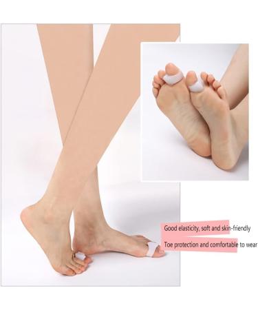 DEAVER Toe Separators - 2-Pack Clear Gel Straighteners for Overlapping Toes, Pain Relief, Correct Bent Big Toe, Bunion Correctors - Large Size - Buy Online on GoSupps.com