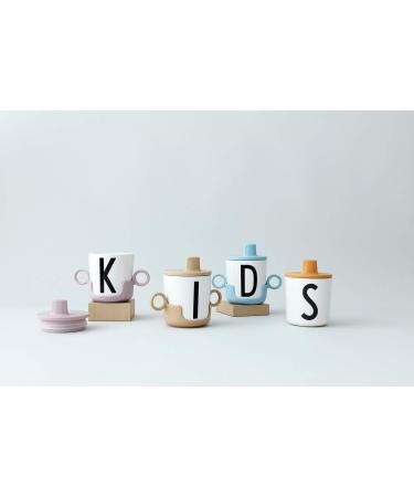 Design Letters Light Blue Lid for Baby & Children Eco Becher - BPA & BPS Free Dishwasher Safe Lightweight - Buy Online on GoSupps.com