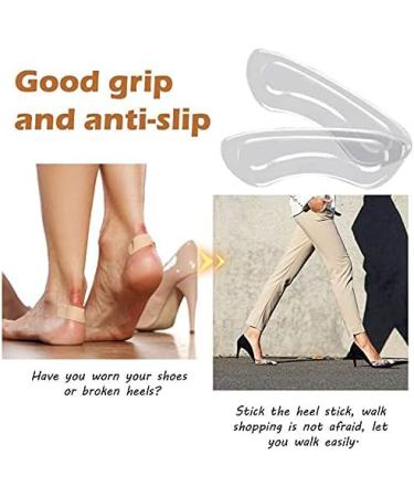 YUECI 8-Pack Thick Heel Stickers | Wear-Resistant Foot Care Tool for Blister Prevention & Comfort | Shoe Filler & Protection for All Shoes - Buy Online on GoSupps.com