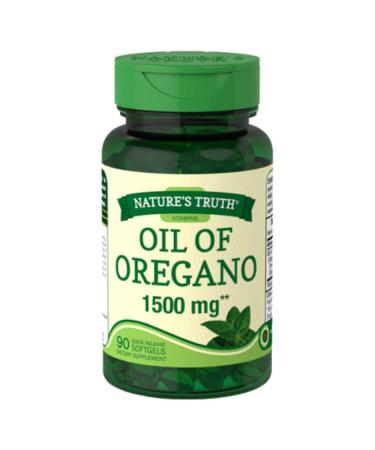 Nature's Truth Oil of Oregano 90 Quick Release Softgels Capsules (3)