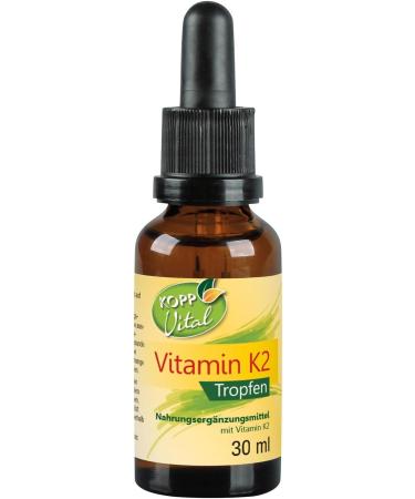 Kopp Vital Vitamin K2 Drops - Vegan 30ml | High Bioavailability | All-Trans 99.5% | Soy-Free | Pharmacy Quality - Buy Online on GoSupps.com