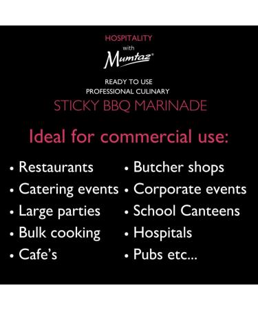 Mumtaz STICKY BBQ Marinade Catering/Party Size Bucket - BULK 2.2Kg - Restaurant Quality - Mildly Spiced - BBQ - Grill - Roast - Stir or Air fry.All Natural Ingredients- Gluten Free- Vegan Friendly. - Buy Online on GoSupps.com