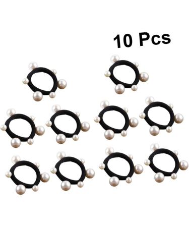 FRCOLOR Pearl Hair Ties wedding hair tie ponytail ponytail ties ponytail holders bead hair tie hair rope ponytail hair ponytail for women Hair Accessories towel pearl Pearl Hair Tie - Buy Online on GoSupps.com