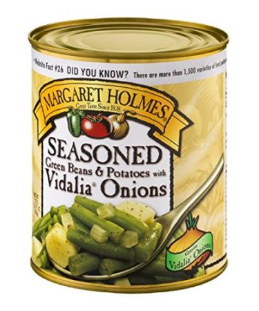Margaret Holmes Seasoned Green Beans & Potatoes with Vidalia Onions 27 Oz Can
