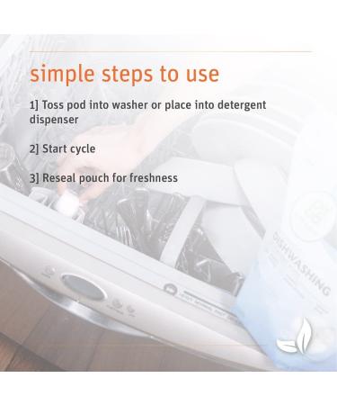 Grab Green Dishwashing Pods - 24 Count, Thyme Fig Leaf Scent, Plant-Based Grease Removal - Buy Online on GoSupps.com