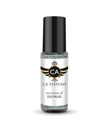 CA Perfume Impression of Oud Palao For Women & Men Replica Fragrance Body Oil Dupes Alcohol-Free Essential Aromatherapy Sample Travel Size Concentrated Long Lasting Attar Roll-On 0.14 Fl Oz/4ml-X1