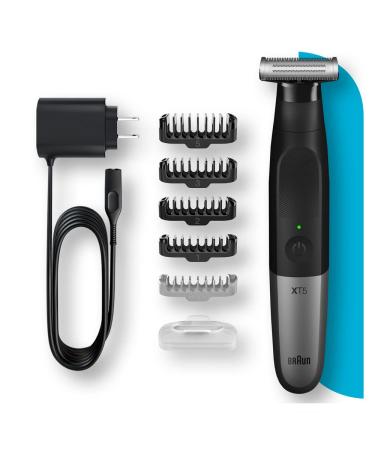 Braun Series XT5 Body Grooming Kit for Men - Beard Trimmer, Shaver, Electric Razor - Manscaping Tool for Stubble, Hair, Groin, Underarms - XT5100 - Buy Online on GoSupps.com