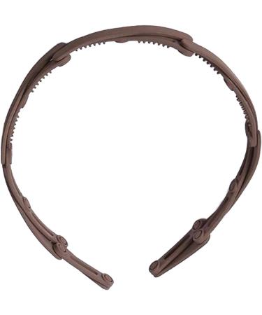 Folded Hair Bands Portable Telescopic Folding Headband Foldable Travel Headband Multipurpose Hair Hoop Hair Clips Hair Accessories for Business Trips Daily Outing Light Coffee - Buy Online on GoSupps.com
