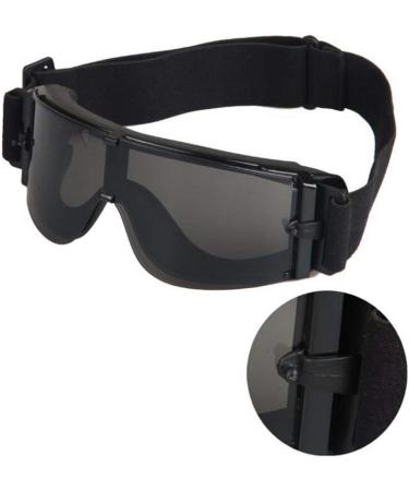 Airsoft Tactical Safety Glasses | Military Goggles with Interchangeable Lens for Paintball, Hunting, Shooting | Eye Protection Equipment - Buy Online on GoSupps.com