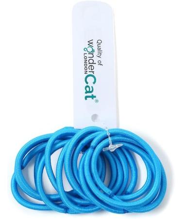 12 PCS Elastic Hair Bands 3mm Elastic Hair Ties Ponytail Holders Bulk Hair Ties No Metal Gentle Elastics for Women Men Girls Kids (Blue) - Buy Online on GoSupps.com