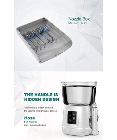 Professional Water Flosser Electric Dental Oral Irrigator - 1000ML Easy Clean Family Size - Buy Online on GoSupps.com