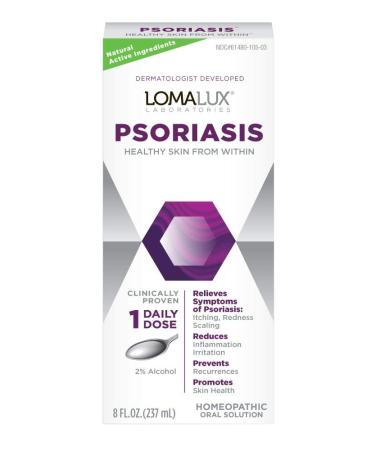 Loma Lux Psoriasis Clinically Proven Skin Clearing Minerals Dermatologist Developed 8 Fl Oz Clear 8 Fl Oz (Pack of 1) (LA-MA-FU)