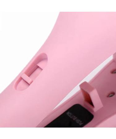 Electric Curling Wand - Portable Curling Iron Crimper | 32mm Temperature Adjustable Wave Heated Iron Volumizing Curling Wand | Portable Hairstyle Iron For Colleague Dorm Home Travel And Salon D: Pink Us Regulations - Buy Online on GoSupps.com