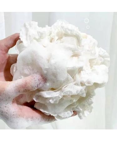 Bath Sponges for Adults Bath Sponge Mesh Pouf Bath Sponge Foam Loofah Sponge (Size : White) - Buy Online on GoSupps.com