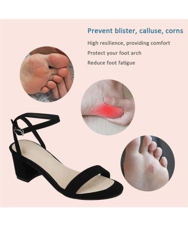 Buy 2 Pairs Pigskin High Heel Cushion Inserts | Adhesive Arch Support & Anti-Slip Sandal Inserts for Pain Relief | Leather Insoles for M-US 7.5-9 Beige - Buy Online on GoSupps.com