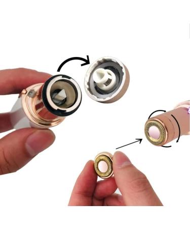 Buy Flawless Replacement Heads - Facial Hair Remover Accessories (2PC) | Original Rose Gold & Gold Options - Buy Online on GoSupps.com