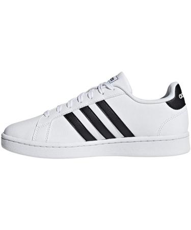 adidas Women's Grand Court Sneaker 8 - White/Black/White | Stylish and Comfortable Footwear - Buy Online on GoSupps.com