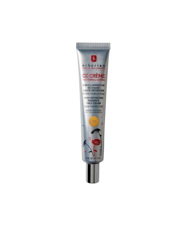 Erborian CC Cream with Centella Asiatica Lightweight Skin Perfector Tinted Moisturiser and Brightening Face Cream - Korean Skincare Cream Fair Shade SPF 25 - CC Cream - Dor 15 ml Golden 45.00 ml (Pack of 1)