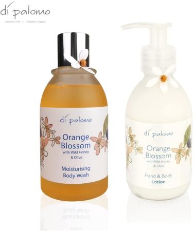 Di Palomo Orange Blossom Duo: Luxurious Body Wash & Lotion for Radiant Skin | International Shipping Available - Buy Online on GoSupps.com