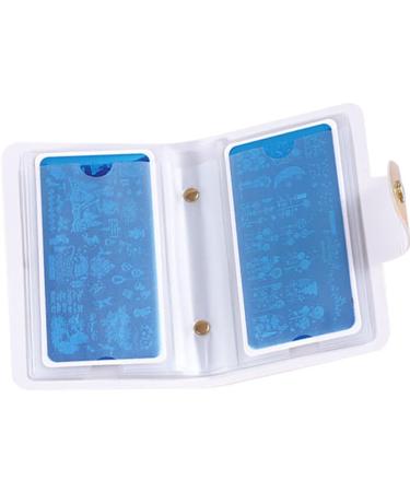 Buy Nail Stamping Plate Case | Holographic Nail Art Organizer | Rainbow Design Templates for Perfect Nail Art - Buy Online on GoSupps.com