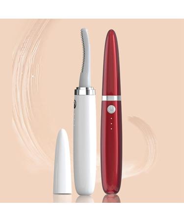 Lash Curler Electric Rechargeable Long Lasting Heated Eyelash Curler Tool Portable USB Reusable - Buy Online on GoSupps.com