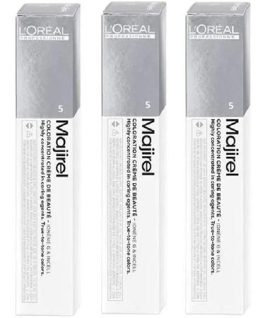 L Or al Majirel Lot of 3 coloring creams 5 - Light brown - Buy Online on GoSupps.com