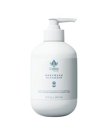 CEELA Naturals Body Wash Cleanser 8 fl oz CLA-Based Vegan Hypoallergenic Microbiome-Safe Gently Soothes Sensitive Skin No Synthetic Preservatives or Fragrances