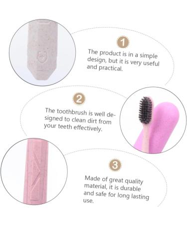 ULTECHNOVO Toothbrush Set for Adults - 2pcs Manual Cleaning Brushes in Assorted Colors - Eco-Friendly PP Material - Buy Online on GoSupps.com