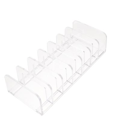 Beavorty 2pcs Eye Shadow Storage Box Plastic Serving Trays Makeup Drawer Organizer Lipstick Stand Container