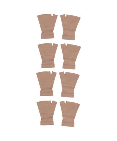 Healeved 4 Pairs Thumb Sleeve Hand Support Support Wraps Boxing Thumb Support Gloves Gym Thumb Hand Trigger Compression