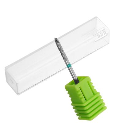 MERRYHAPY Nail Polisher Nail Art Drill Bits Women Manicure Supplies Manicure Nail Bits Nail Bits for Nail Drill Nails Drill Bits Safety Bits for Nail Drill Manicure Accessories 7.00X1.30X1.30CM Green