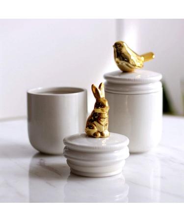 for Pet Cremation Urn for Rabbits Handmade Ceramic Souvenir Urn for Small Birds and Dogs(White) URG - Buy Online on GoSupps.com