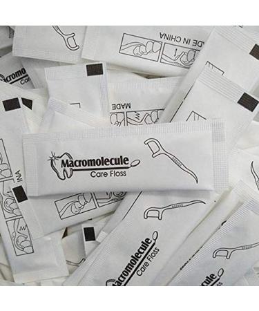 Individually Wrapped Dental Floss - 150 Travel-Friendly Teeth Cleaning Macromolecule Care Floss for Hotels & Restaurants - Buy Online on GoSupps.com