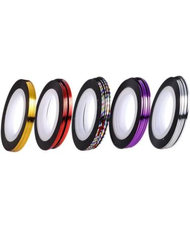 Nail Striping Tape Line Adhesive Nail Sticker Nail Art Decoration Nail Strips Sticker Red template - Buy Online on GoSupps.com