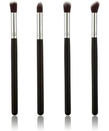 Healeved 8 Pcs Eye Make-up Brush Kit Theive Cosmetics Eye Shadow Brushes Makeup Tool Lip Scrubber Brush Black - Buy Online on GoSupps.com