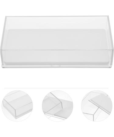 Toyvian tui Cils en Acrylique Transparent Blanc Bo te de Rangement pour Faux Cils Organisateur de Cosm tiques Compact Protection Anti-Poussi re Maquillage et Voyage - Buy Online on GoSupps.com