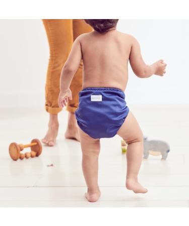 Esembly Waterproof Cloth Diaper Cover | Leak-Proof Swim Diaper | Size 1 (7-17lbs) | Reusable & Breathable | Snap Closure | Ink - Buy Online on GoSupps.com