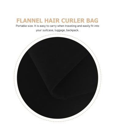 Zerodeko 5pcs Curling Iron Travel Case | Hair Tools Bag for Curling Irons & Straighteners | Electric Hot Comb & Flat Iron Holder | Sleek Black Design - Buy Online on GoSupps.com