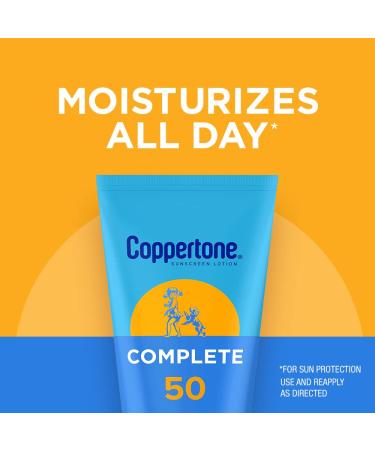 Coppertone Complete SPF 50 Lightweight Moisturizing Water-Resistant Body Sunscreen 7 fl oz - Buy Online on GoSupps.com