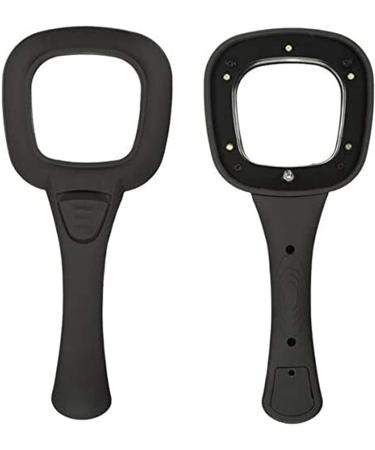 Lightweight Magnifying Glass Hand-Held Square 6X High-Definition Glass Magnifier with 5Led 1Uv Lamp for Reading and Maintenance Tools Lofty Ambition - Buy Online on GoSupps.com