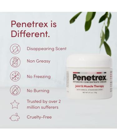 Penetrex Joint & Muscle Therapy 2oz Cream - Intensive Concentrate with Arnica, Vitamin B6, and MSM for Back, Neck, Hands, Feet - Premium Formula for Relief - Classic 2 Oz (Pack of 1) - Buy Online on GoSupps.com