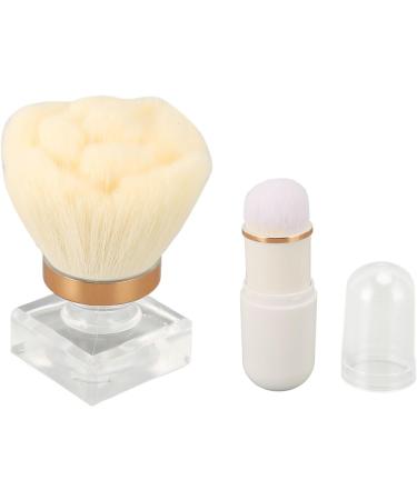 Transparent Handle Powder Brush Capsule Shape Brush Small Powder Brush Unscented for Powder - Buy Online on GoSupps.com