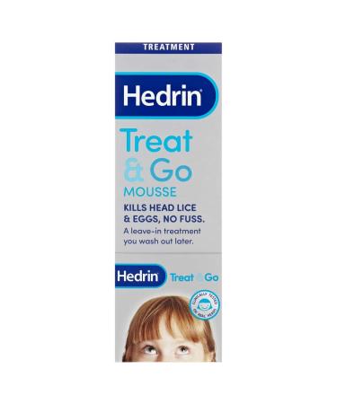 Hedrin Treat & Go Mousse - Fuss Free Head Lice Treatment 100ml