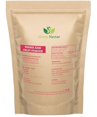 Papaya Fruit Extract Powder 1lb - Digestive Super Food for Skin | Green Nectar - Buy Online on GoSupps.com