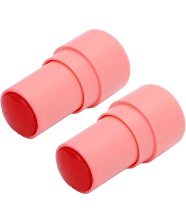 Yinhing 2Pcs 5G Blush Stick Long Lasting Moisturizing Lip Gloss Makeup Stick for Cheeks Lips Eyes Bright Coral Color for a Radiant Look with Versatile Application - Buy Online on GoSupps.com