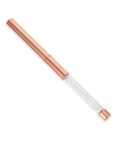 minkissy 1pc Nail Pen Nail Art Tip Brush Manicure Diy Pen Nail Painting Carving Pen Builder Nail Art Pen Nail Paint Kit Nail Gel 3d Plastic Rose Gold