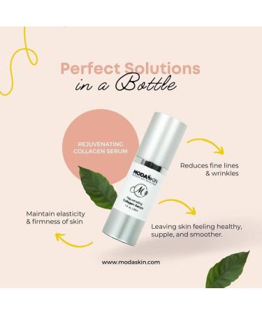 Rejuvenating Collagen Facial Serum - Premium Anti-Aging Moisturizer | Boost Skin's Radiance & Hydration | Smooth & Plump Dry Skin - Buy Online on GoSupps.com